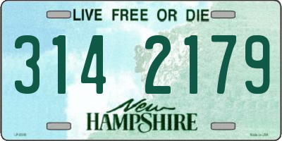 NH license plate 3142179