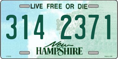 NH license plate 3142371