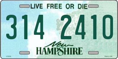 NH license plate 3142410