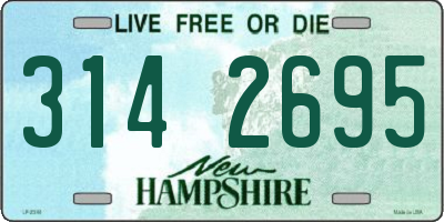 NH license plate 3142695