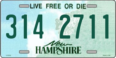 NH license plate 3142711