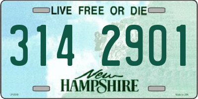 NH license plate 3142901