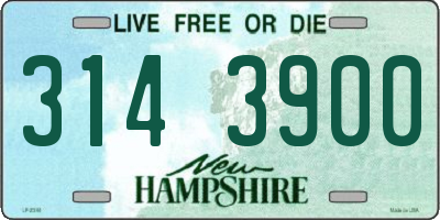 NH license plate 3143900
