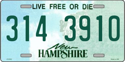 NH license plate 3143910