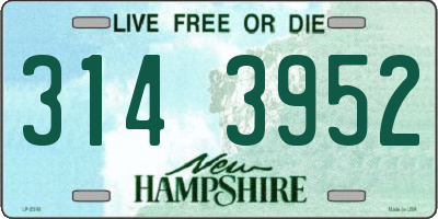 NH license plate 3143952
