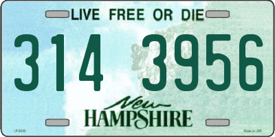 NH license plate 3143956