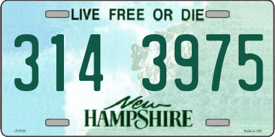 NH license plate 3143975