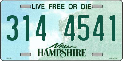 NH license plate 3144541