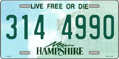 NH license plate 3144990
