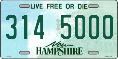 NH license plate 3145000
