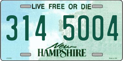 NH license plate 3145004