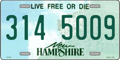 NH license plate 3145009
