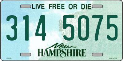 NH license plate 3145075