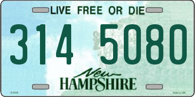 NH license plate 3145080