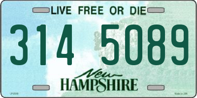 NH license plate 3145089
