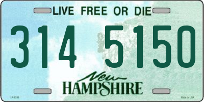 NH license plate 3145150
