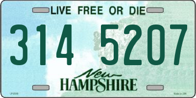 NH license plate 3145207