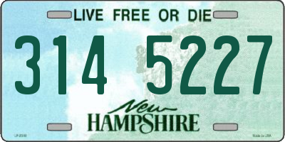 NH license plate 3145227
