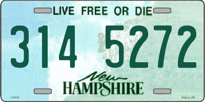 NH license plate 3145272