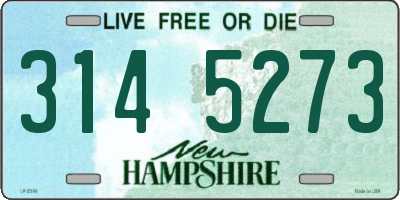 NH license plate 3145273
