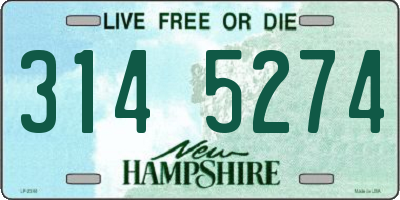 NH license plate 3145274