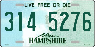 NH license plate 3145276