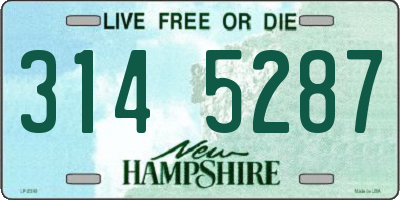 NH license plate 3145287