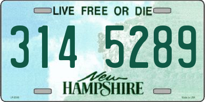 NH license plate 3145289