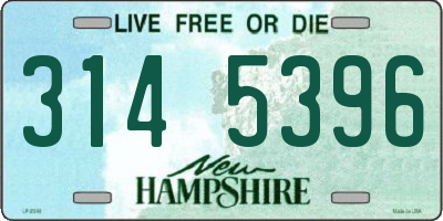 NH license plate 3145396