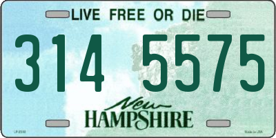 NH license plate 3145575