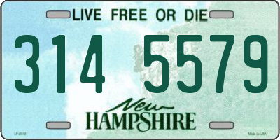 NH license plate 3145579