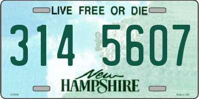 NH license plate 3145607