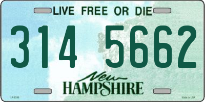 NH license plate 3145662