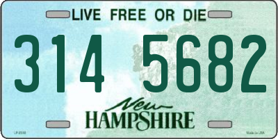 NH license plate 3145682