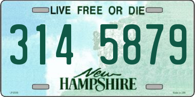 NH license plate 3145879