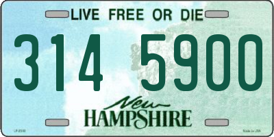 NH license plate 3145900