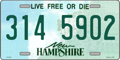 NH license plate 3145902