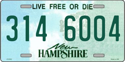 NH license plate 3146004