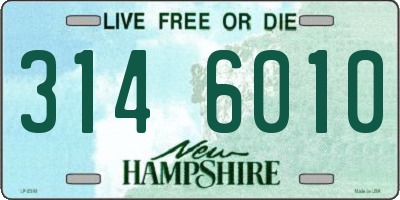 NH license plate 3146010