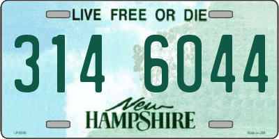 NH license plate 3146044