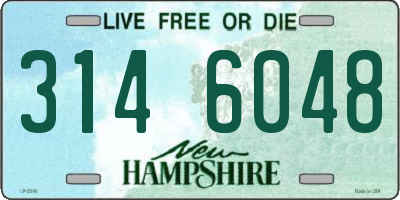 NH license plate 3146048