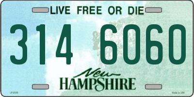 NH license plate 3146060