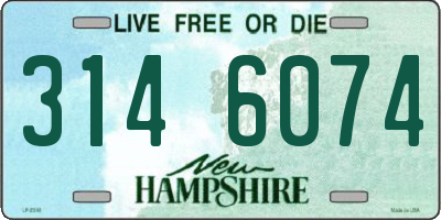 NH license plate 3146074