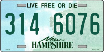 NH license plate 3146076