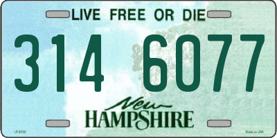 NH license plate 3146077