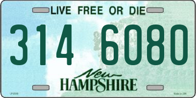 NH license plate 3146080