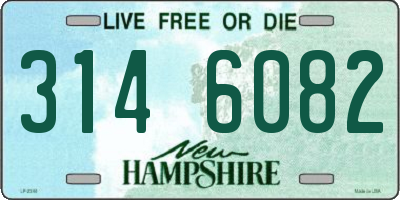 NH license plate 3146082