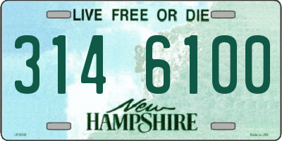 NH license plate 3146100