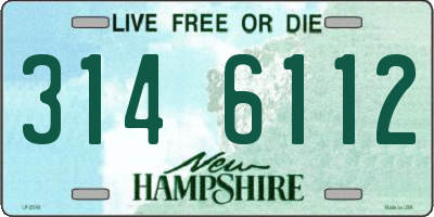 NH license plate 3146112