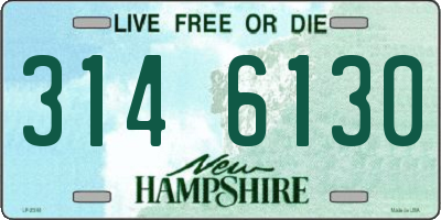 NH license plate 3146130
